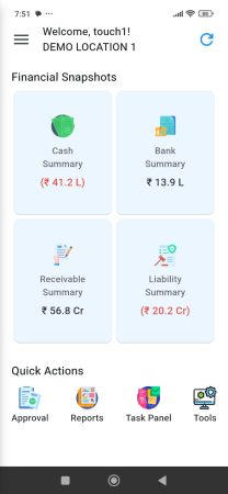 1 Dashboard - Financial Snaps